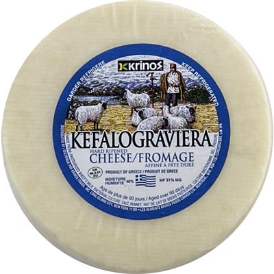KRINOS Kefalograviera Cheese 1kg wheel